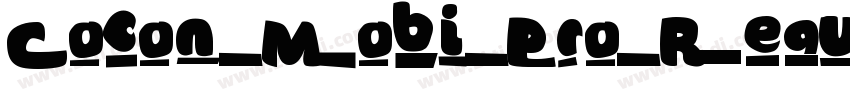Cocon Mobi Pro Regul字体转换